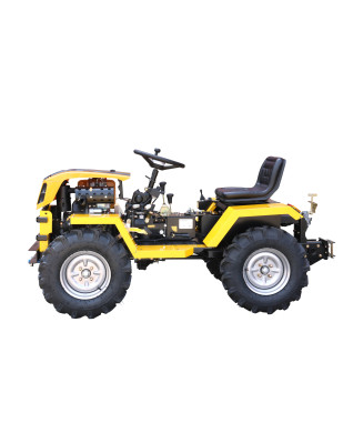 GARDEN 4WDH VERZE - G2 Mini traktor 4x4 18HP , benzín , prední a zadní hydraulika