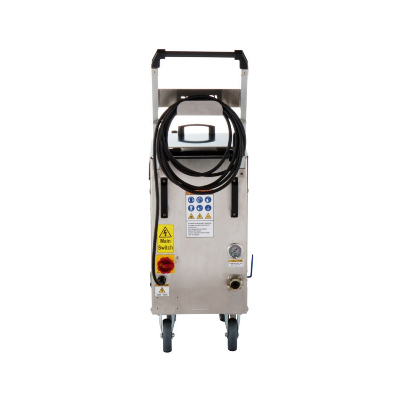 Stroj pro tryskání  suchým ladem ICEsonic EXPERT IND (integrácia do jakékoli automatizované linky ) - tryska 8 mm / zásobník 15 kg / hadice 5m / produktivita 90 kg/hod