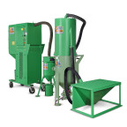 Pískovačka mobilní - Separátor / Recyklátor abraziva CONTRACOR VAC-5S / Recyklace minerálního abraziva