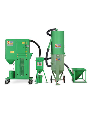 Pískovačka mobilní - Separátor / Recyklátor abraziva CONTRACOR VAC-5S / Recyklace minerálního abraziva