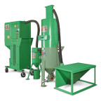 Pieskovačka mobilná - Separátor / Recyklátor abraziva CONTRACOR VAC-7S / Recyklácia minerálne abraziva