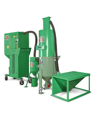 Pieskovačka mobilná - Separátor / Recyklátor abraziva CONTRACOR VAC-7S / Recyklácia minerálne abraziva