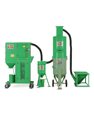 Pieskovačka mobilná - Separátor / Recyklátor abraziva CONTRACOR VAC-7S / Recyklácia minerálne abraziva