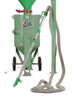 Pískovačka mobilní - CONTRACOR sací trubice 10m pro systémy recyklace abraziva VAC