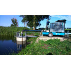 Čerpadlo s díslovým motorem  na rámu 1 500 l/min ( 90 m3/h ), 85 m, 83 HP