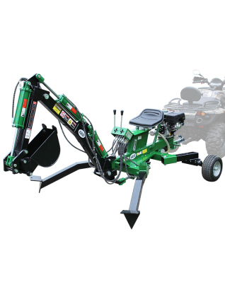 Minibager SPIDER GE0 ATV, pokop, rýpadlo s lyžicou 30 cm Geo ATV 9 HP