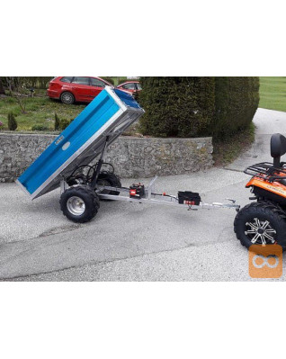 ATV TR 600 Sklápací príves pre 4 kolku - elektrický