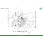 Štiepkovač pre traktor GEO ECO 17H hydraulickým posunom do 15 cm