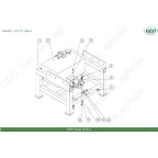 Štiepkovač pre traktor GEO ECO 17H hydraulickým posunom do 15 cm
