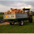 Príves vyklápací pre traktor GEO RM15 1500 kg 210x140x40mm