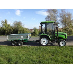Príves tandemový vyklápací pre traktor GEO RM25 2500 kg 2100x1400x400mm