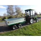 Príves tandemový vyklápací pre traktor GEO RM25 2500 kg 2100x1400x400mm