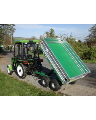 Príves tandemový vyklápací pre traktor GEO RM25 2500 kg 2100x1400x400mm
