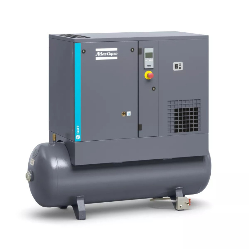 skrutkový kompresor ATLAS COPCO GA  5 FF TM 300 - 5,5 kW 10 bar 0,78 m3/min integrovaný sušič/vzdušník 270 LTR