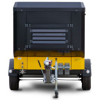Pojazdný dieslový kompresor ATMOS PDC 190 motor Caterpillar