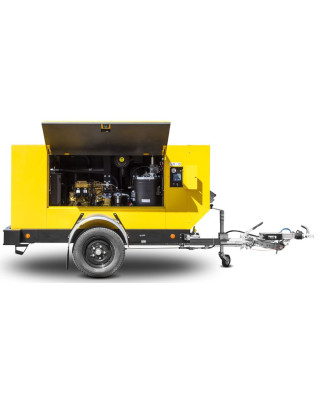 Mobilní diesel kompresor ATMOS PDC 120 motor Caterpillar STAGE V.
