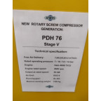 Mobilní diesel kompresor ATMOS PDH 76 motor Hatz