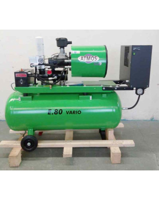 Skrutkový kompresor ATMOS E.80Vario 7,5 kW, 0,5-1,5 m3/min, 6-9 bar s frekvenčným meničom