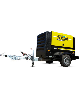 Mobilní diesel kompresor MAC3 MSP11000 STAGE V. regulace tlaku : 7-14 bar / 9,7 -10,5 m3/min