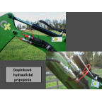 Minibager príslušenstvo doplnkové hydraulické pripojenie
