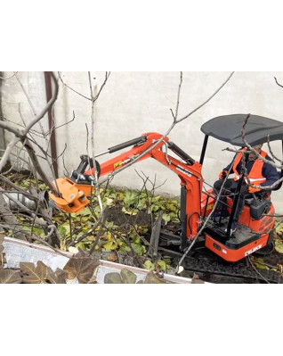 Minibager DELEKS® CF10 hydraulické strihacie kliešte pre minibager 100% HARDOX