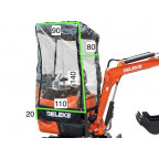 Minibager DELEKS® kryt m100 Kryt proti dažďu/vetru na minibare M90-M100-M100se