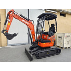 Minibager DELEKS® M180se, 1.8 tony, motor diesel Kubota D902 / nulový presah