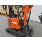 Minibager DELEKS® M180se, 1.8 tony, motor diesel Kubota D902 / nulový presah