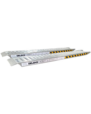 Minibager DELEKS® hlinikové nakladacie rampy 3.0 m pre minibager 