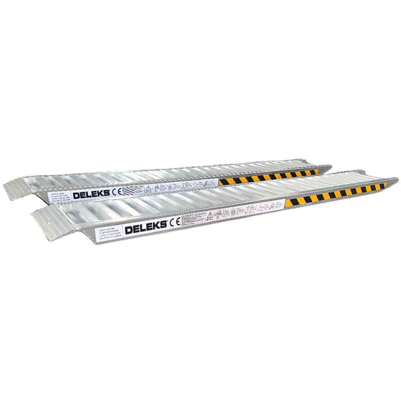 Minibager DELEKS® hlinikové nakladacie rampy 3.0 m pre minibager 