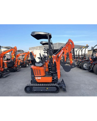 Minibager DELEKS® S100 1.0 tona, motor diesel Kubota 3 valec / nulový presah