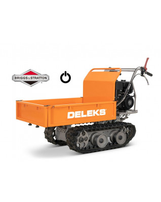 Pásový mini sklápač DELEKS MD500BSE, motor Briggs&Stratton 6 Hp, E-štart 300 kg