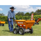 Pásový mini sklápač DELEKS MD400BS, motor Briggs&Stratton