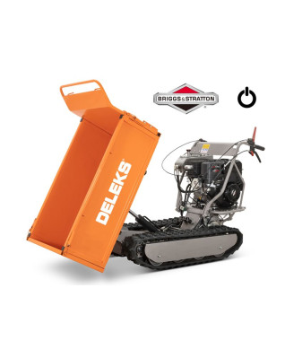 Pásový mini sklápač DELEKS MD800BSE, motor Briggs&Stratton 10 Hp, E-štart 500 kg