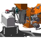 Štiepkovač pre traktor DELEKS DK-1800-IDR s HYDRAULICKÝM POSUNOM do 13 cm