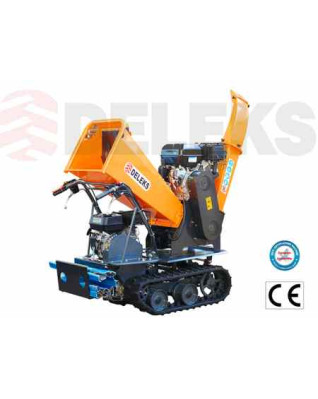 Štiepkovač pojazdný pásový DELEKS GREEN DK800 B&S do 8 cm s 15 HP 4-takt benzínovým motorom s el. štartom