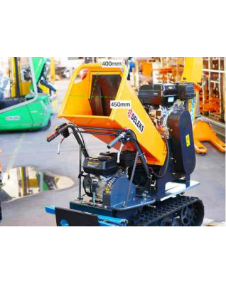 Štiepkovač pojazdný pásový DELEKS GREEN DK800 B&S do 8 cm s 15 HP 4-takt benzínovým motorom s el. štartom