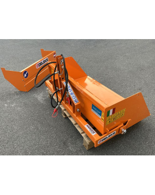 Vyklápací prepravný box, nakladač DELEKS BUCKET-120-H, hydraulické vyklápanie