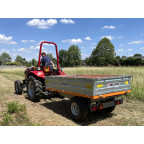 Príves vyklápací pre traktor 3-stranné vyklápanie DELEKS RM 14 T3