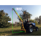 Žeriav hydraulický pre traktor DELEKS EL-200 