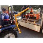 Žeriav hydraulický pre traktor DELEKS EL-200 