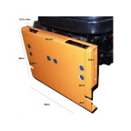 Snežný pluh s univerzálnou platňou LN-250-A